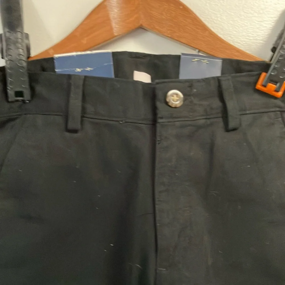 Izod girls 6 R flat front chino uniform pants